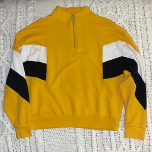 PINK quarter zip sweatshirt